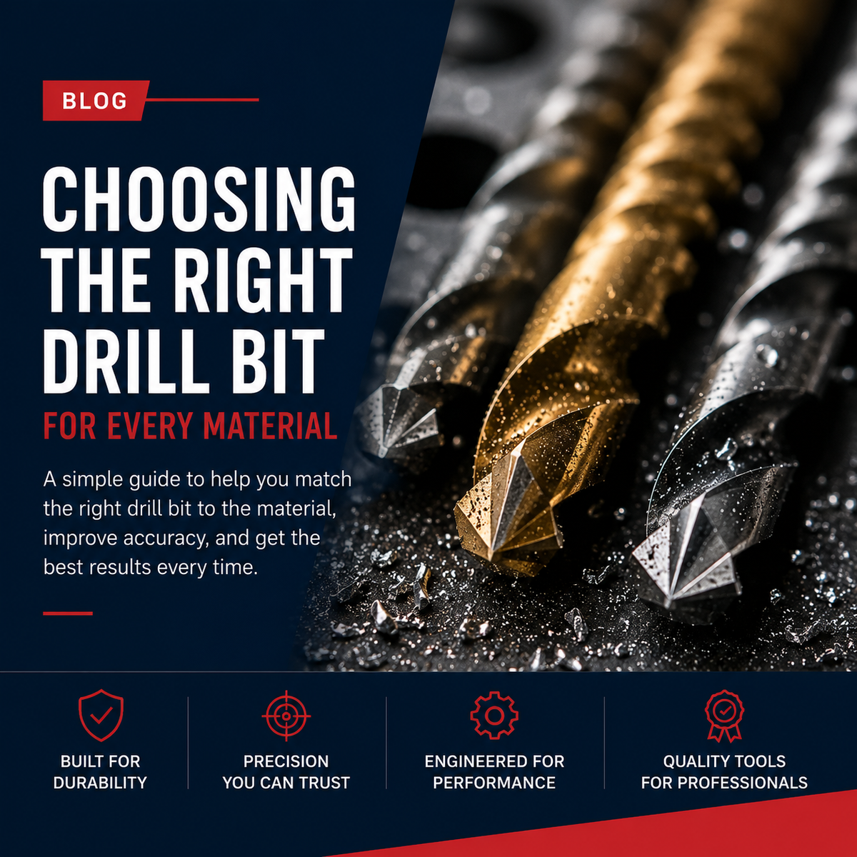 Choosing the Right Drill Bit for Every Material