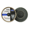 Professional 3" Zirconia Curved Edge Fillet Weld Quick Change Mini Flap Disc - 10 Pack