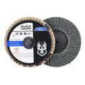 KrovForge Professional 3" Mini Flap Disc Zirconia Quick Change Disc - 10 Pack