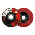 KrovForge Professional 4-1/2" x 7/8" Alpha Disc XL Ceramic Flap Disc - 5 Pack