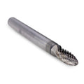 Flame Shape Carbide Burr, Double Cut - 1/4" Shank