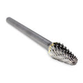 Taper Radius End Carbide Burr, Double Cut - 1/8" Shank