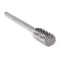 Cylinder Shape Carbide Burr, Double Cut - 1/8" Shank