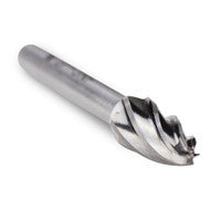 Rounded Tree Carbide Burr, Aluma Cut - 1/4" Shank