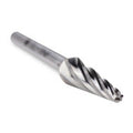 Taper Radius End Carbide Burr, Aluma Cut - 1/4" Shank