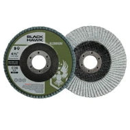 KrovForge Professional 4-1/2" x 7/8" Calcium Coated Flap Disc for Aluminum T27 - 5 Pack
