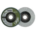 KrovForge Professional 4-1/2" x 7/8" Calcium Coated Flap Disc for Aluminum T29 - 5 Pack